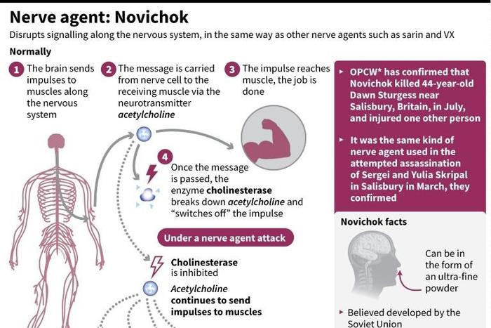 Factfile on Novichok, the nerve agent used in the attack of former Russian double agent Sergei Skripal and his daughter in 2018