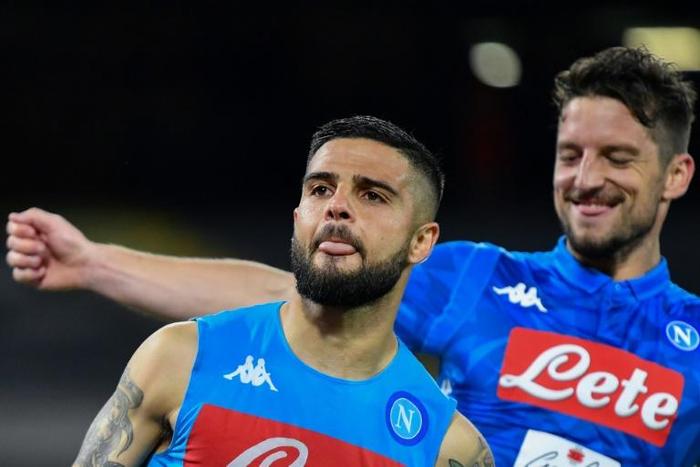 Lorenzo Insigne (L) and Dries Mertens scored as Napoli finish second in Serie A this season