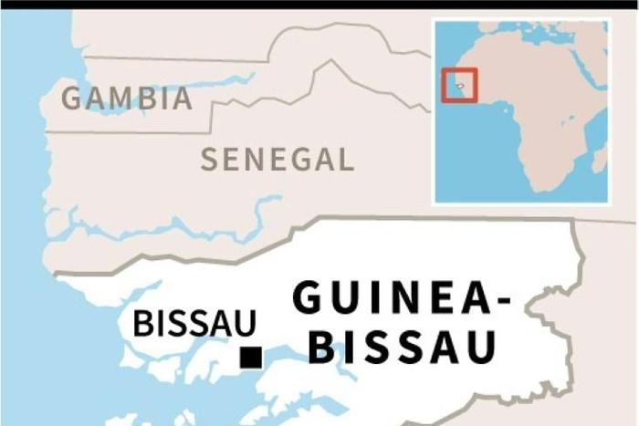Map of Guinea-Bissau, where legislative elections will be held on Sunday