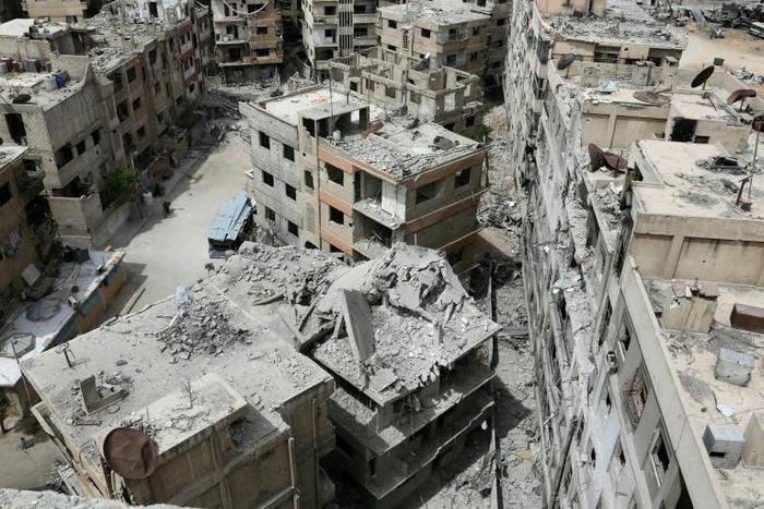 Western powers blamed the Syrian regime for the deadly attack on Douma and unleashed air strikes in response