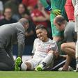 Roberto Firmino could be fit to return just a week after suffering an ankle injury