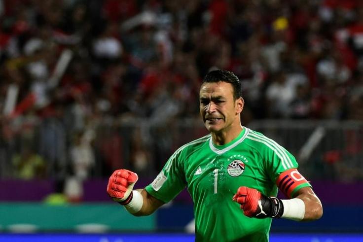 Egypt goalkeeper Essam el Hadary is the oldest player at 45 to feature in an Africa Cup of Nations finals match