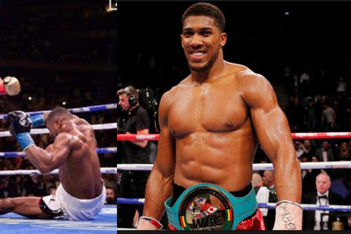 Nigerians refuse to understand how a potbellied boxer could beat muscular Antony Joshua so shamefully (tweets)