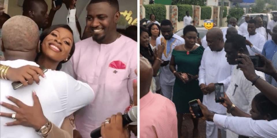 John Mamaha at John Dumelo wedding