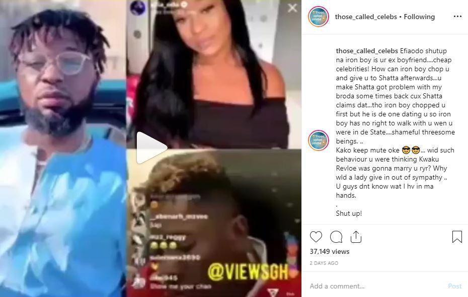 Those Called Celebs jabs Efia Odo over Junior US