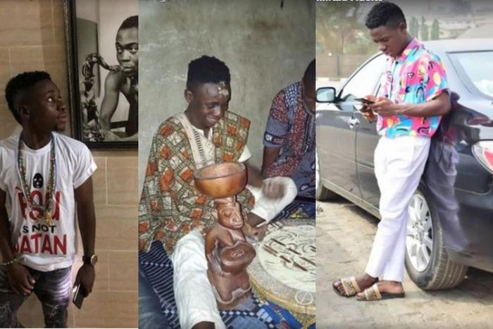 Meet the handsome Linguistics student who doubles as fetish priest