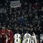 Juventus fans (pictured December 2018) were stopped by Dutch officials for posession of dangerous objects such as a knife, pepper spray and flares