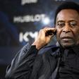 Pele was taken to hospital in Paris after appearing in this promotional event in the French capital on Tuesday