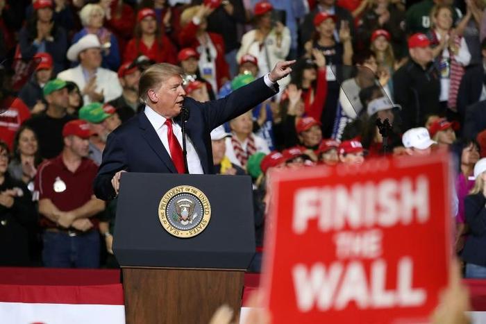 As the tentative deal was announced, US President Donald Trump was holding a campaign-style rally in the the frontier city of El Paso