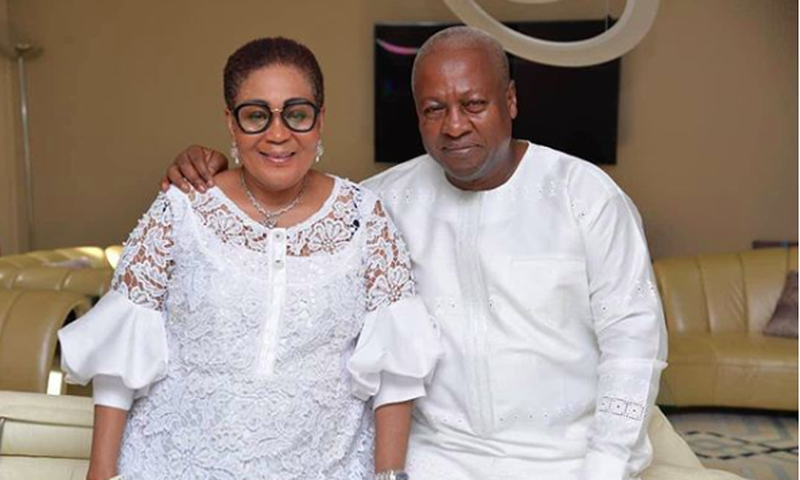 John Mahama and Lordina Mahama