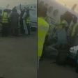 Nigerian aircraft overloaded with cash collapses (Video)