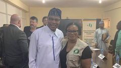 Charlotte Osei in Nigeria to monitor presidential elections