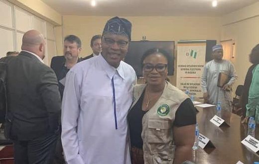 Charlotte Osei in Nigeria to monitor presidential elections