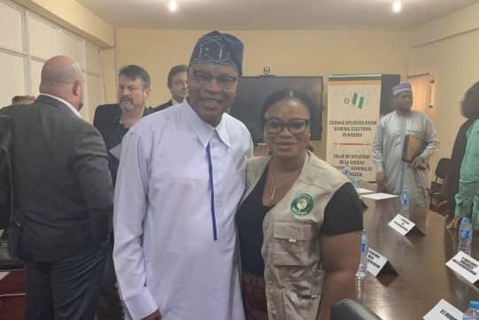 Charlotte Osei in Nigeria to monitor presidential elections