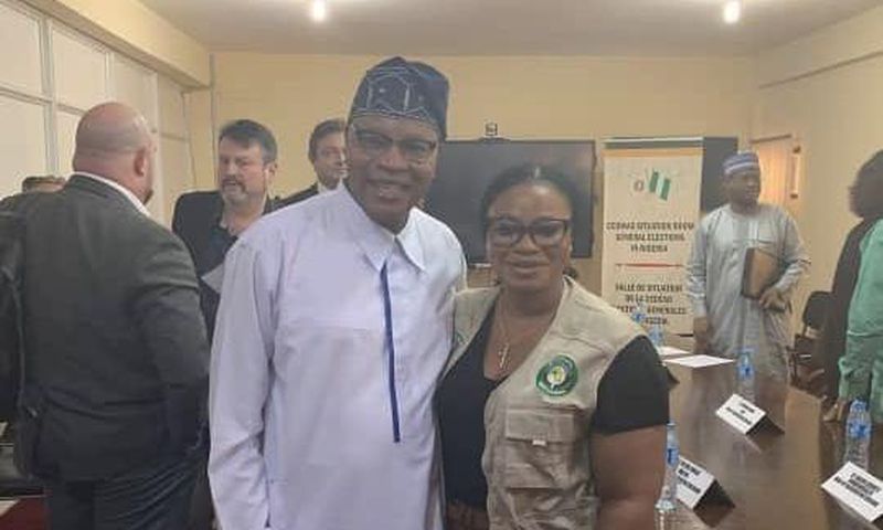 Charlotte Osei in Nigeria to monitor presidential elections