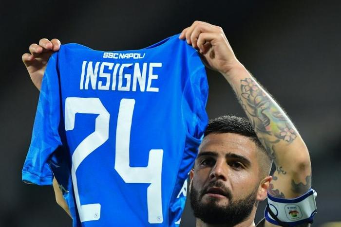 Napoli's Italian forward Lorenzo Insigne took over the captain's armband in February