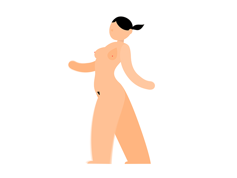 Walk around naked