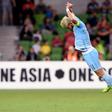 Daegu's Cesinha celebrates the equaliser against Melbourne Victory