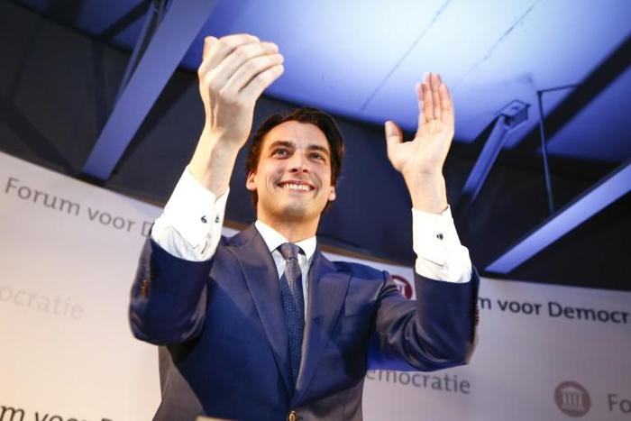 Thierry Baudet founded the Forum for Democracy just two years ago, but his party is on course to beat Prime Minister Mark Rutte's Liberals