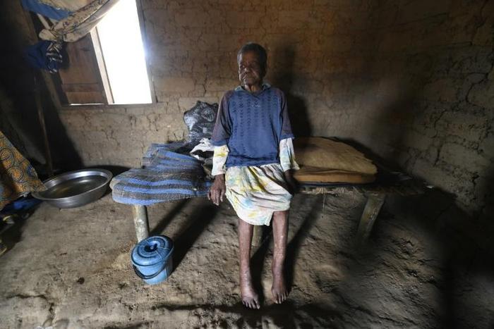The conflict in western Cameroon has caused more than half a million people to flee their homes. Thousands, such as elderly Emila Ayo, have taken refuge across the border in Nigeria