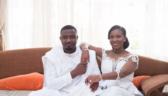john dumelo and his wife, Gifty Mawunya