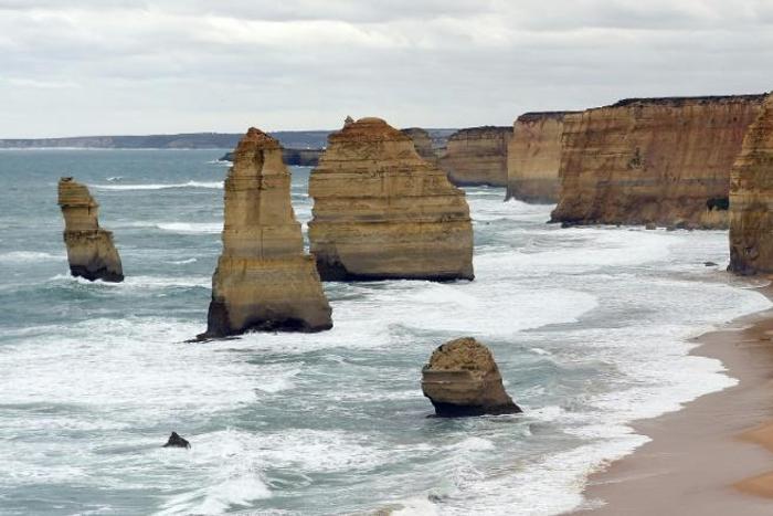 The waters around the Twelve Apostles are notorious for string rips and currents