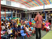 Artwork by Pimpin encourages school children to take art serious