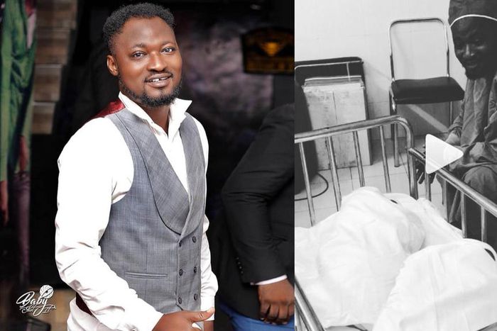 Funny Face with his twins babies