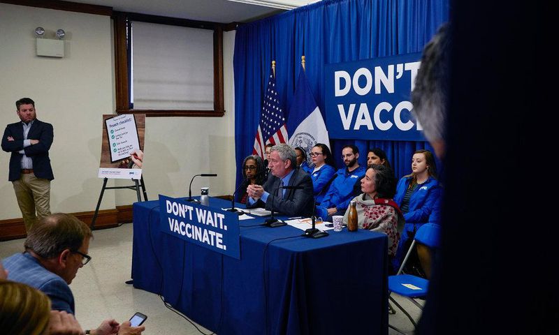 New York City is requiring vaccinations against measles, can officials do that?
