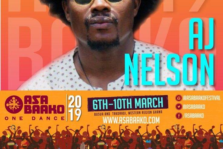 AJ Nelson to perform at Asa Baako