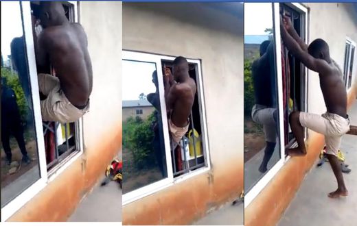Burglarproof metals are now burglar-prone; watch this video of how a criminal broke into somebody’s room