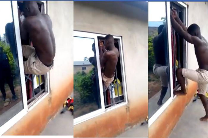 Burglarproof metals are now burglar-prone; watch this video of how a criminal broke into somebody’s room