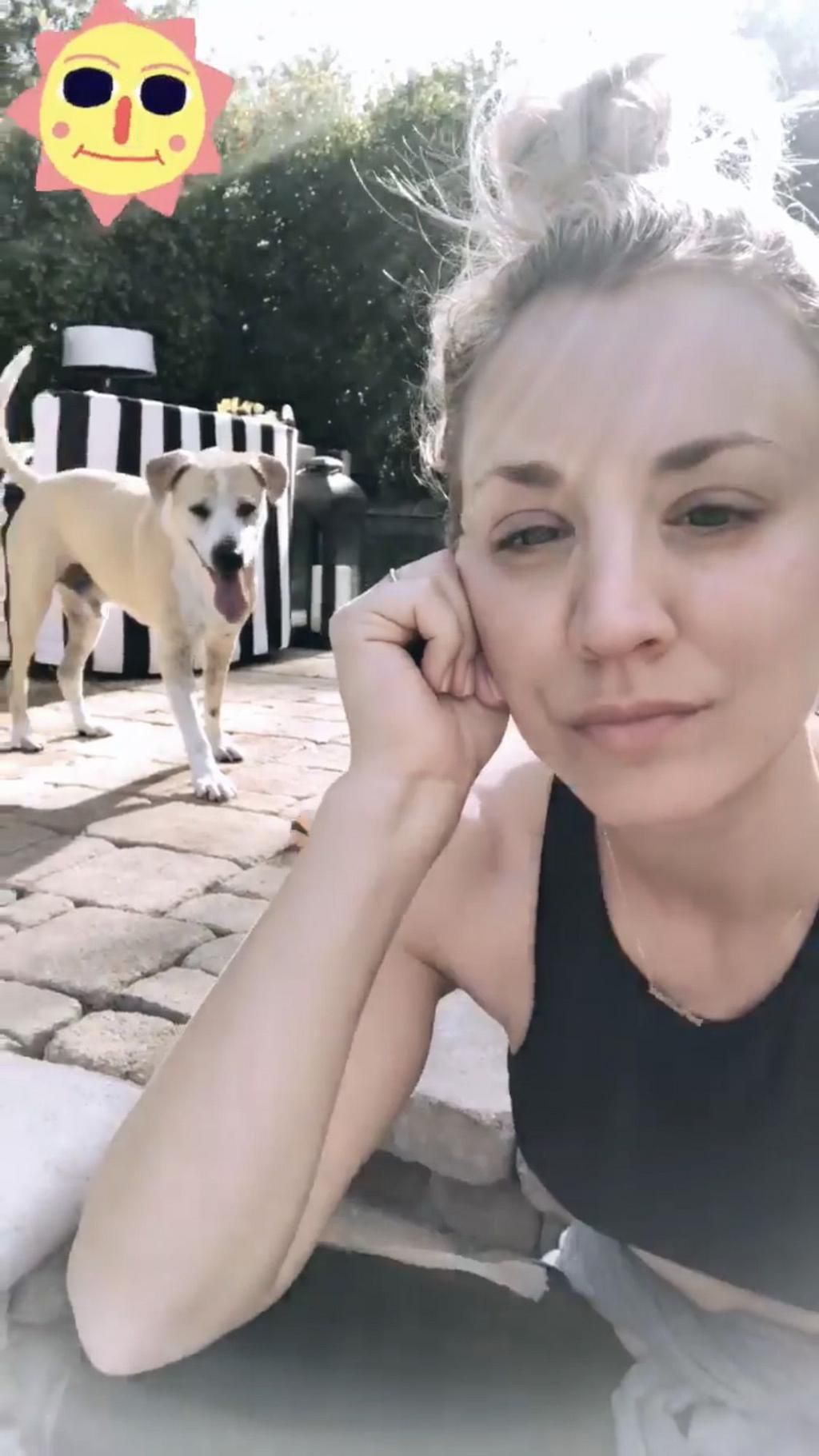 kaley-cuoco-no-makeup-instagram-selfie