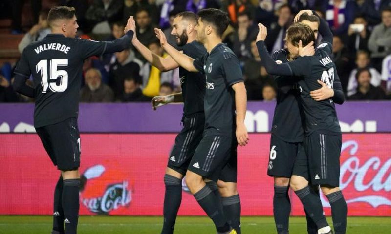 Real Madrid came from behind to beat Real Valladolid 4-1 on Sunday