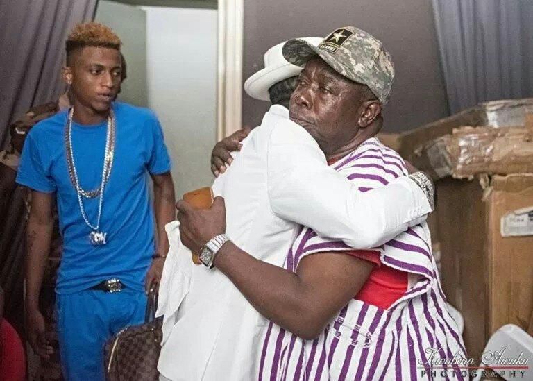 Shatta Wale and his father
