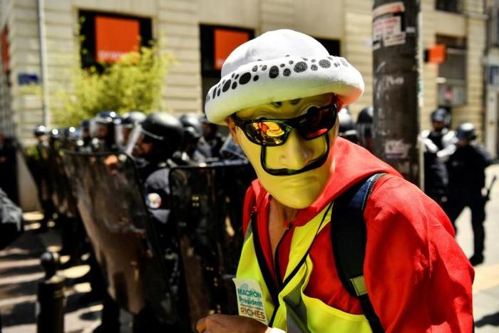 The hospital incident came during a hugely tense May Day, which saw Paris police clash with hardline protesters