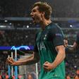 Super sub: Fernando Llorente scored the decisive goal as Tottenham reached the Champions League semi-finals despite losing 4-3 to Manchester City on Wednesday