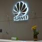 The main reception at Huawei's plush headquarters in Shenzhen, China's Guangdong province