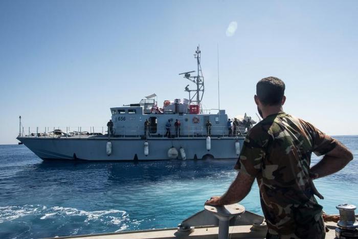 France's defence minister said the donation of six boats was to help the Libyan coastguard "in the fight against illegal immigration"