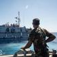 France's defence minister said the donation of six boats was to help the Libyan coastguard "in the fight against illegal immigration"