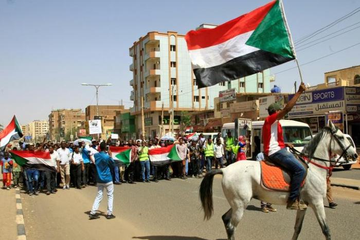 Sudanese protestors were holding a massive rally in Khartoum on Thursday to put pressure on the military council after talks ran into trouble