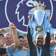 Manchester City celebrate their 2018/19 Premier League title triumph