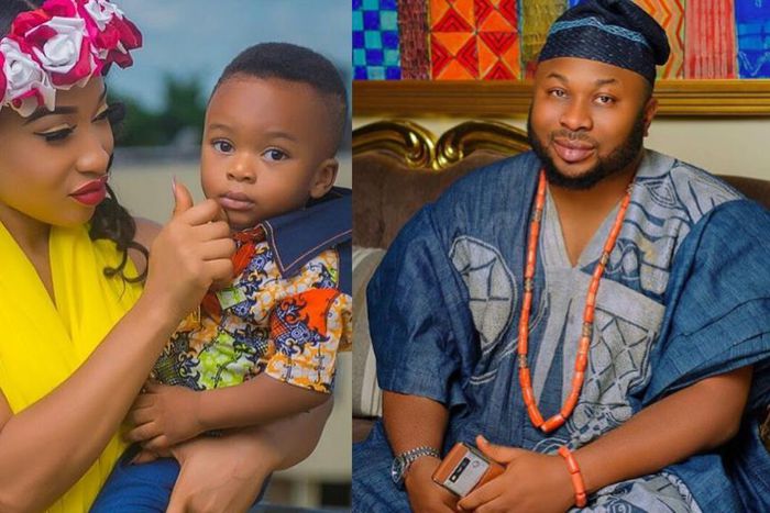 Tonto Dikeh, Churchil and their son