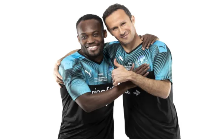 Michael Essien and William Ricardo Carvalho