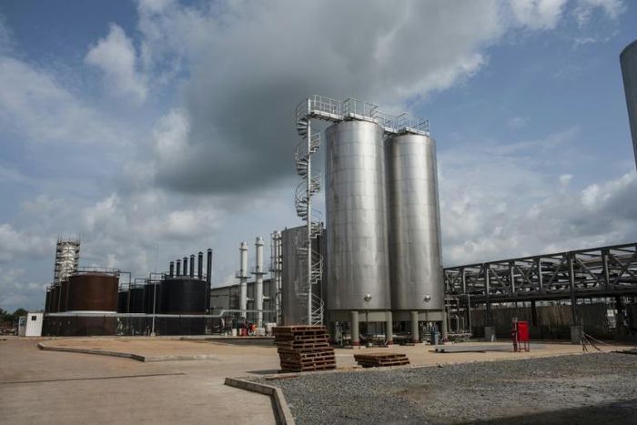 The AB InBev beer factory in Ogun State, outside Lagos