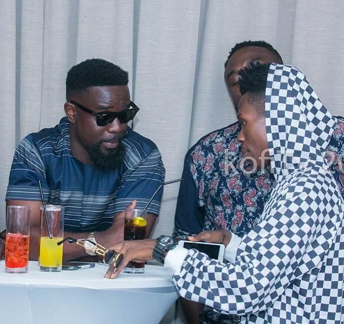 Sarkodie with Strongman