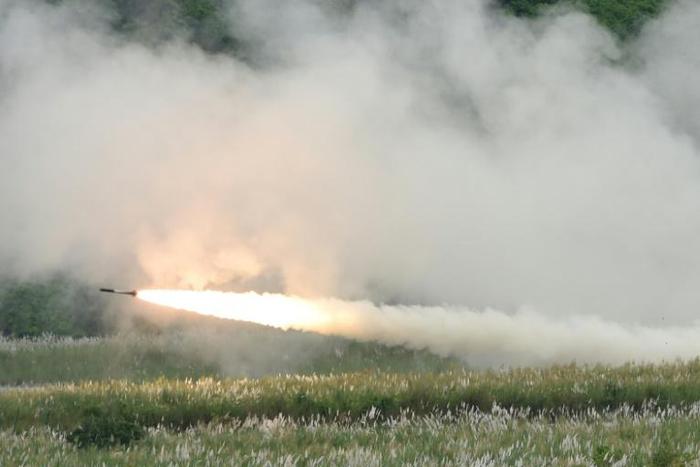 The HIMARS system, seen here in action during a 2016 US military exercise in the Philippines, allows a precision attack ability even in poor weather