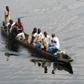 File picture of a motorised canoe, also called a pirogue, which is widely used to transport people and goods in DR Congo. Accidents are common, often due to overloading