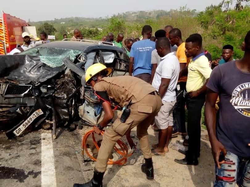 Three feared dead in car crash at Potsin Junction