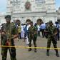 The first blast was reported at St Anthony's Shrine, a well-known Catholic church in the capital Colombo